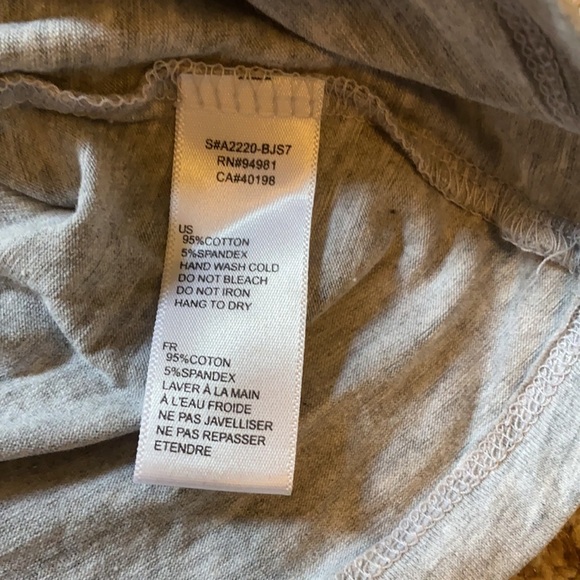 Yellow and Gray Fitted Baseball Tee - Picture 3 of 4